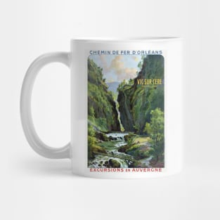 Vic-sur-Cère France Vintage Travel Poster 1910 Mug